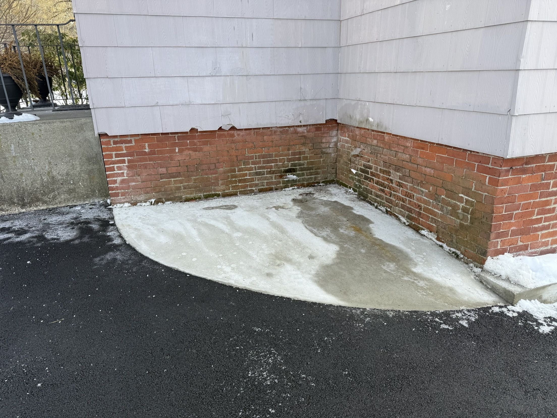 After snow removal