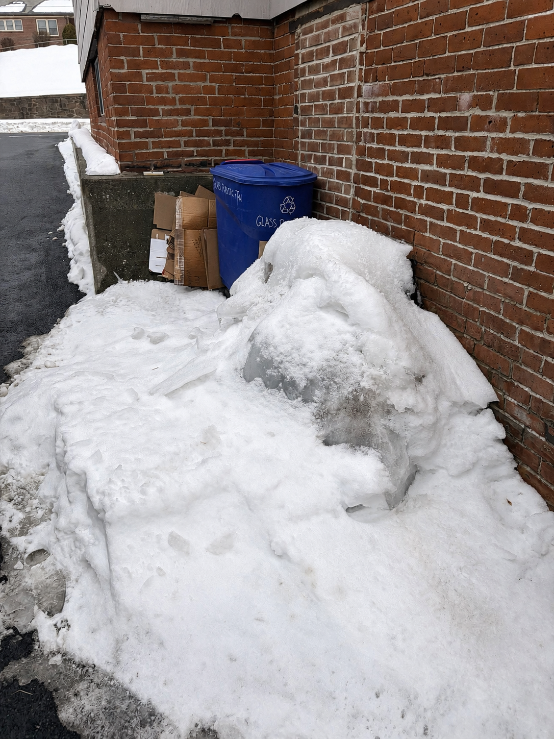 Before snow removal